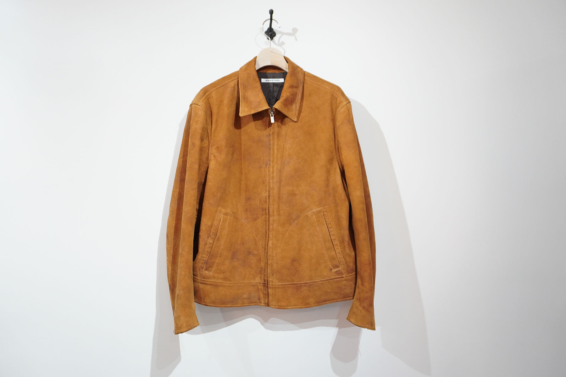 cashmere suede leather riders jacket
