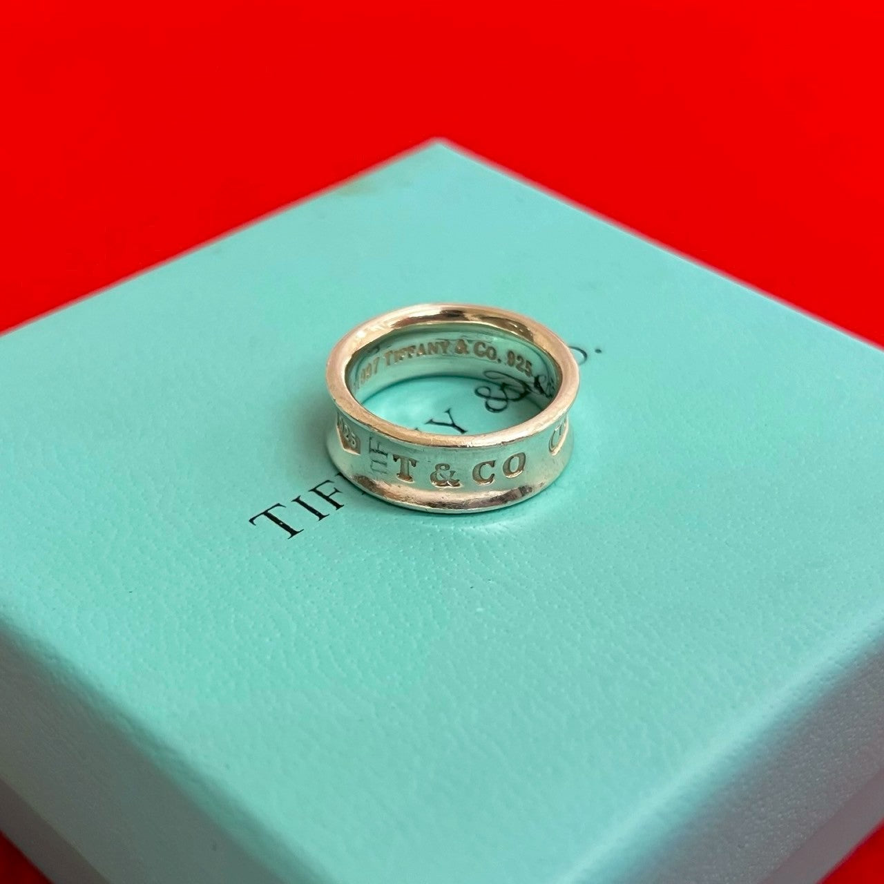 Tiffany&Co. ティファニー ノーツナロー リング 10号 TIFFANY&Co