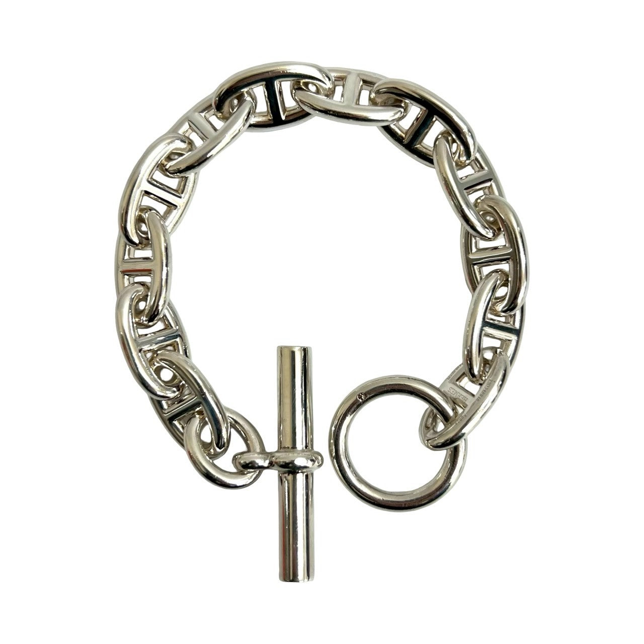 HERMES エルメス シェーヌダンクル GM 12コマ ブレスレット – Trip