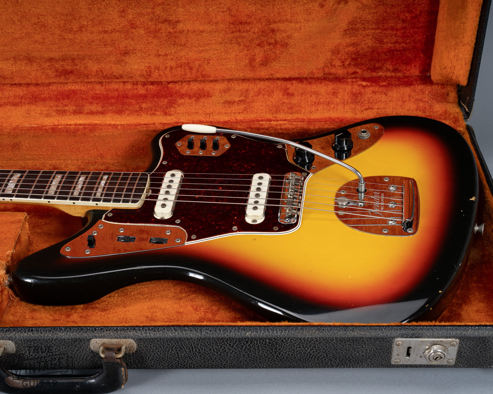 1966 Fender Jaguar Sunburst – True Vintage Guitar