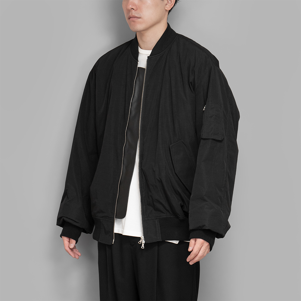 ssstein / Windproof Nylon Oversized Flight Jacket | twelve