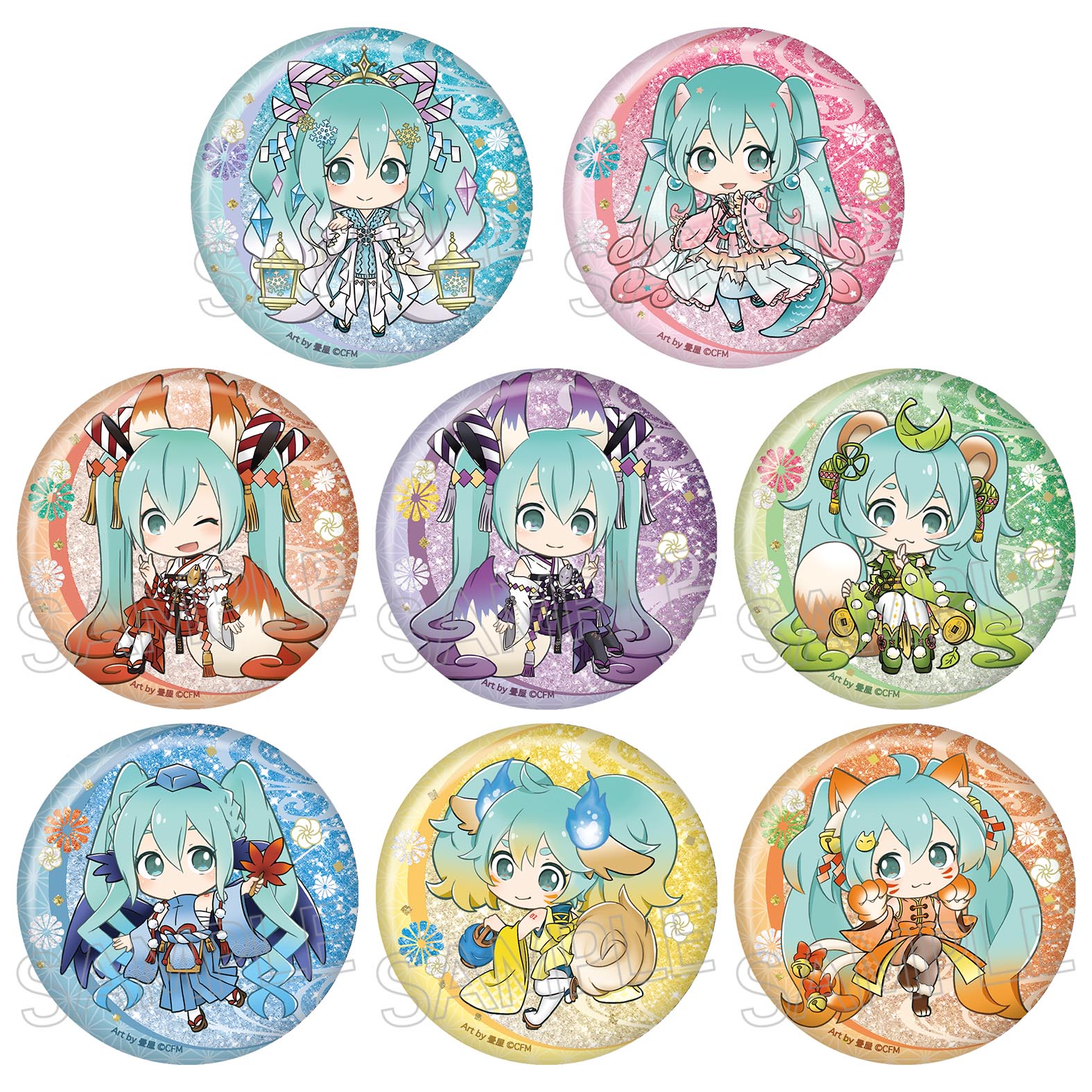初音ミク earth マニッシュミク袋 缶バッジ 72 初音ミク earth