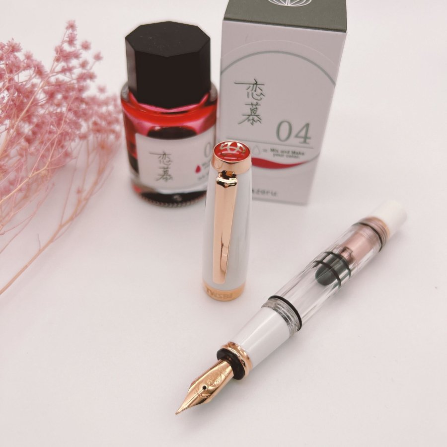 TWSBI DIAMOND Mini White Rose Gold Ⅱ（ツイスビー ダイヤモンドミニ