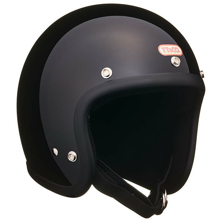 TT&CO. スーパーマグナム XXLサイズ ブラック スモールジェットヘルメット