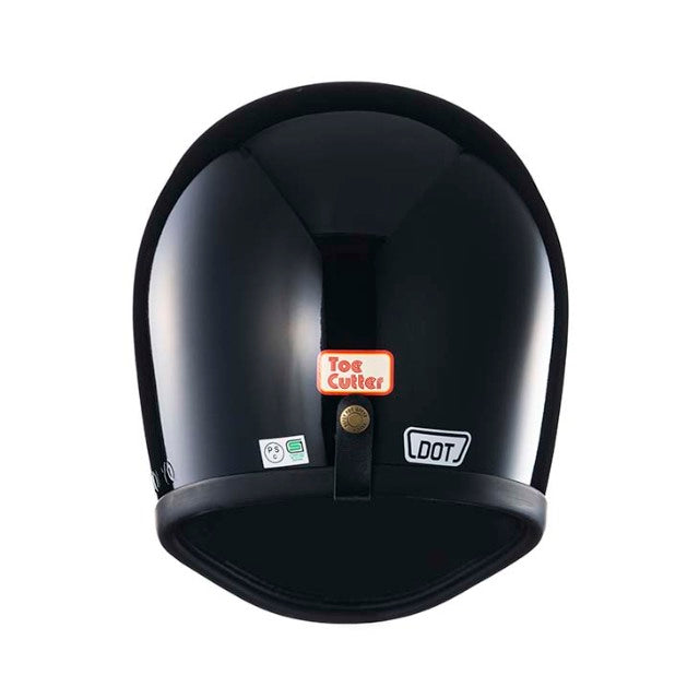 TT&CO. TOECUTTER SG/DOT STANDARD BLACK SMALL FULL FACE MOTORCYCLE