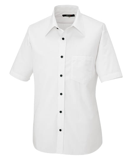 全4色】半袖ブロードシャツ（男女兼用/SS～6L） AZ-8021 | 飲食店制服
