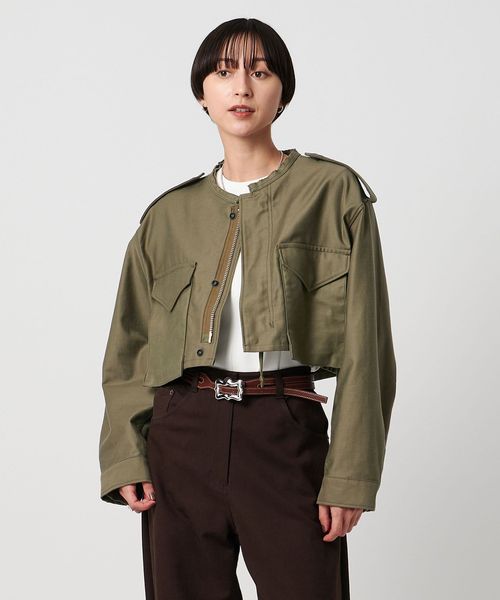 HYKE＞クロップド ジャケット