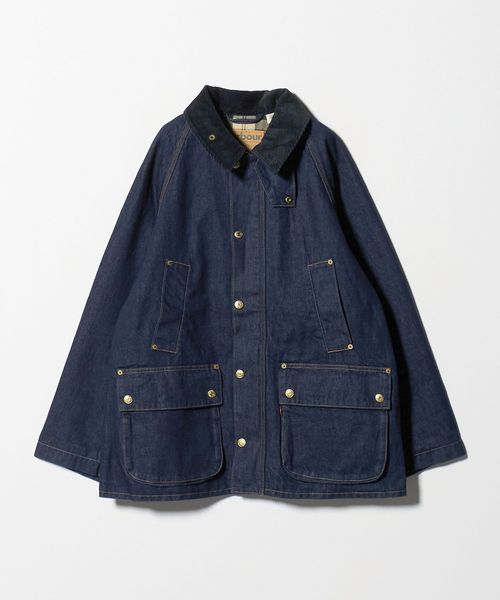 Levi's × Barbour＞OVERSIZED BEDALE DENIM JACKET/デニムジャケット