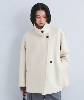 size SHORT/TALLあり］SENTDALE WOOL スタンドカラー ミドル コート