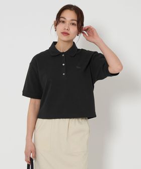 LACOSTE＞ショートスリーブ クロップド ポロシャツ