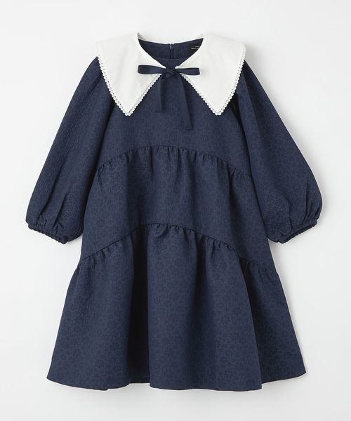 フクレジャカード ツケエリ ワンピース 140cm―160cm