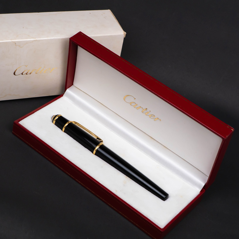 名東】【CARTIER】万年筆 ディアボロ ドゥ カルティエ ペン先 750
