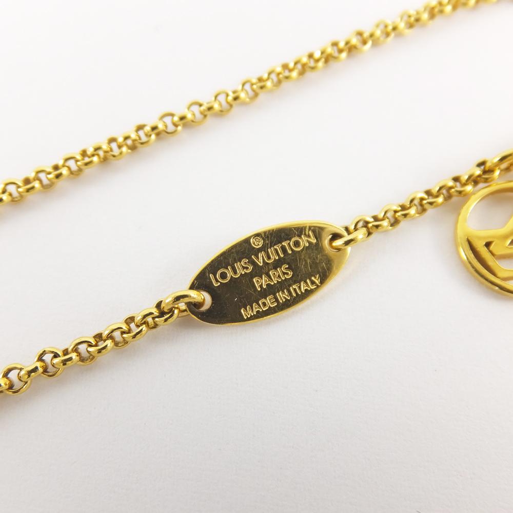 天白】【LOUIS VUITTON】ルイヴィトン ブレスレット LV×YK M0970A 草間