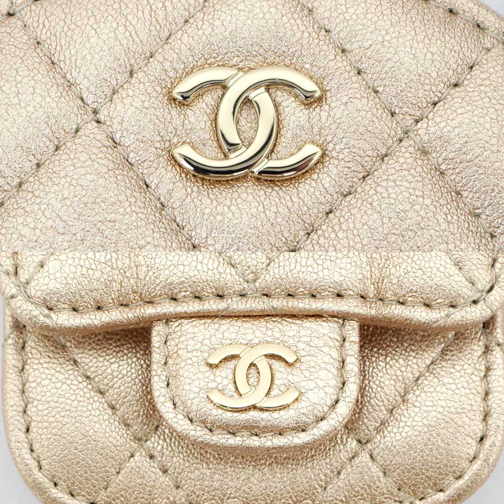 名東】【CHANEL】シャネル ノベルティ マトラッセ コインケース エア