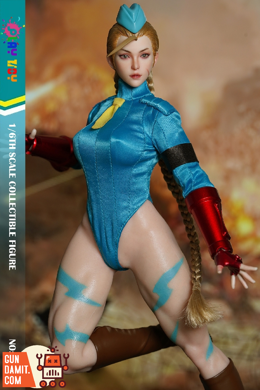 Play Toy 1/6 P020-B Blue Fighting Female Warrior Cammy - GunDamit