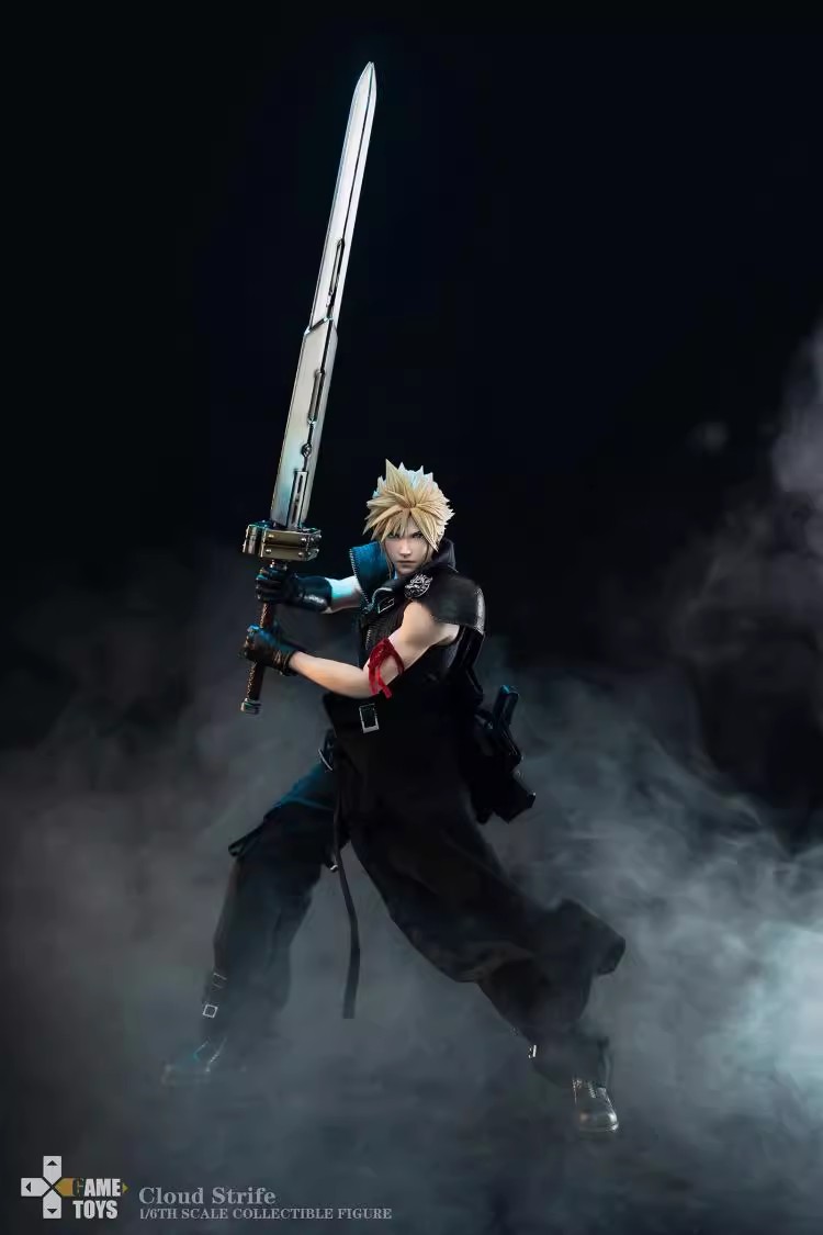 In Stock GAMETOYS Cloud Strife 1/6 GT-006A Male Action Figure Full