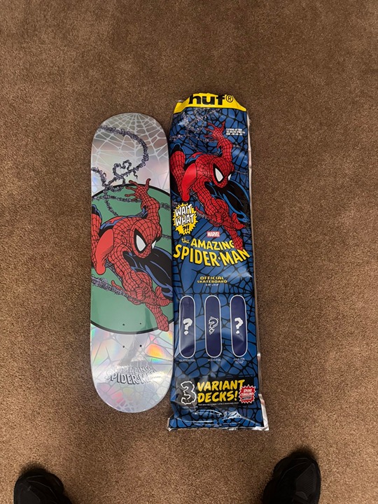 Huf x Marvel SpiderMan Issue 300 Sliver Deck | Mercari
