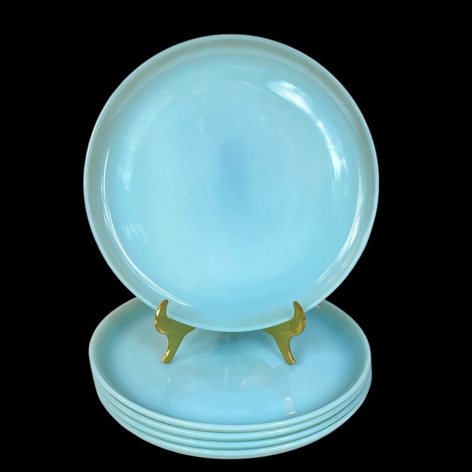 レア Fire King Turquoise Blue Ice Bucket 【公式通販】