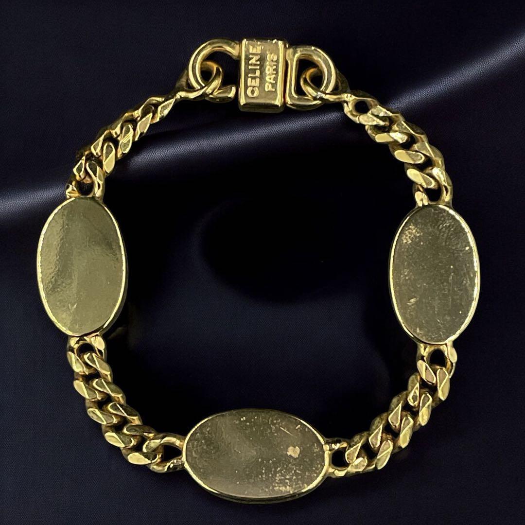 Old Celine Bracelet Triomphe K18 Gold Y2K 00s