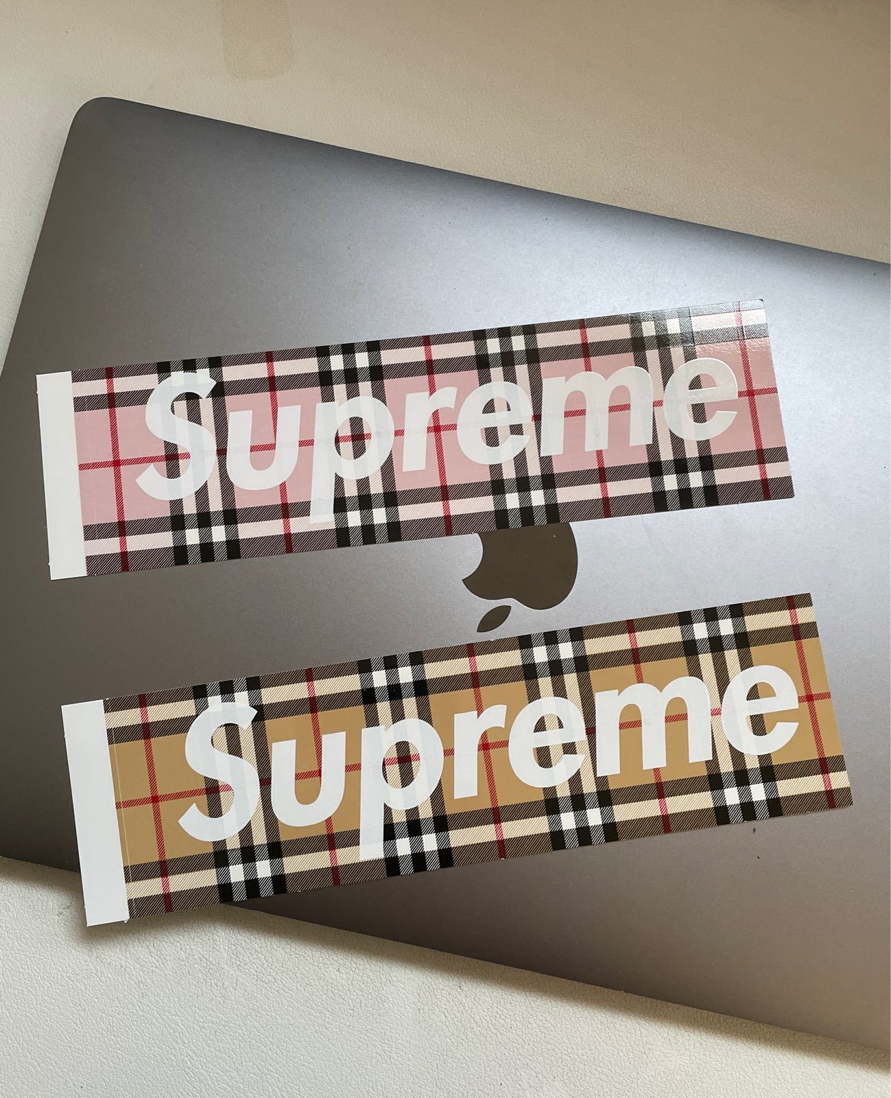 supreme x burberry sticker set New | Mercari