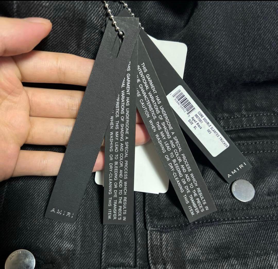 Amiri 21AW CORE DOUBLE SLANTED TRUCKER