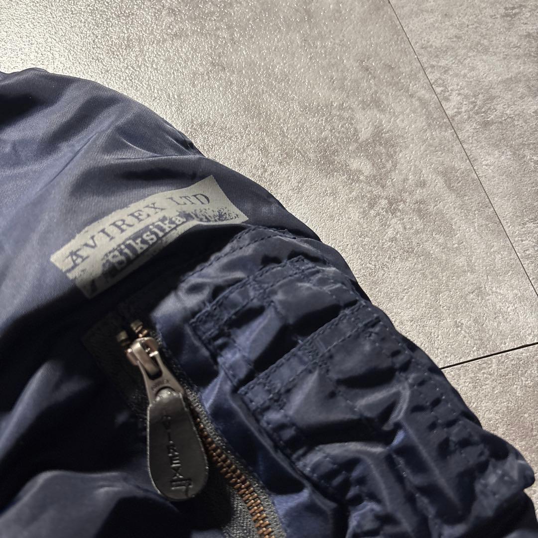 00s Avirex N-2B flight jacket, navy, 2XL