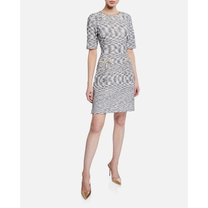 and mary Helen knit flare mini dress