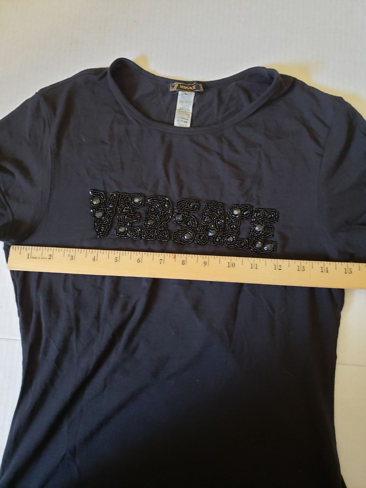 Versace Gianni vintage black tshirt with