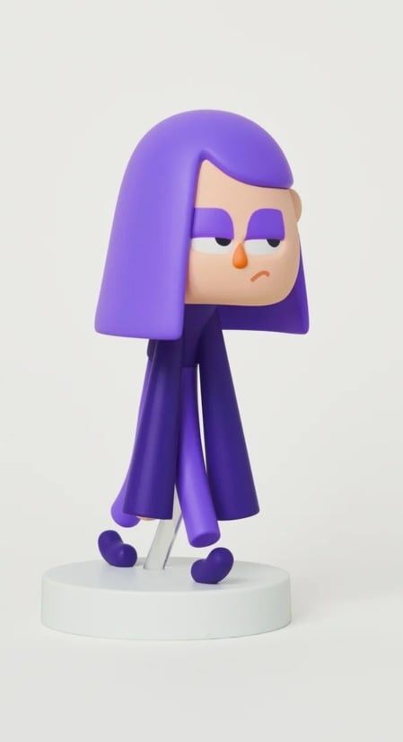 Lily Duolingo Vinyl Figure Like new | Mercari