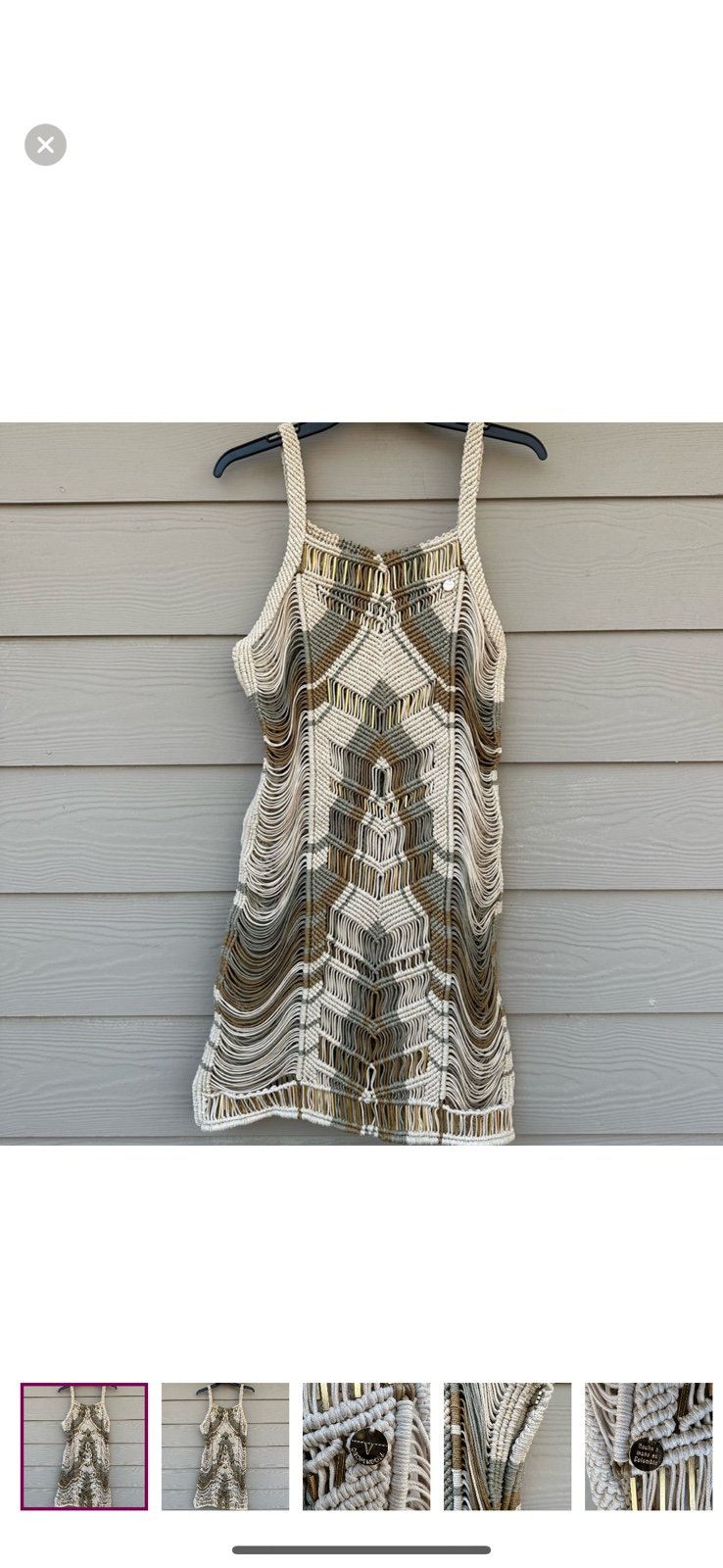 Rosé Muse ribbon tie tweed mini onepiece