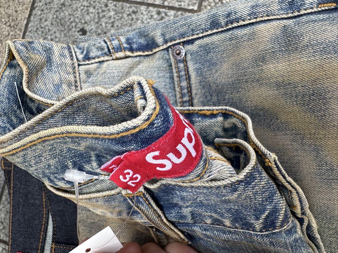 Supreme Regular Jean (25FW) Dirty Indigo