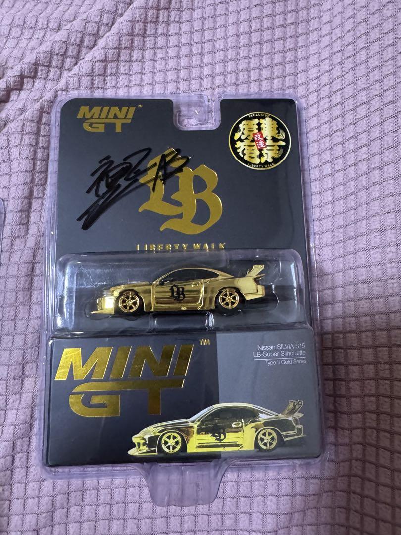MINI GT LBWK 原宿限定 S15 シルビア ゴールド MINI GT Liberty Walk