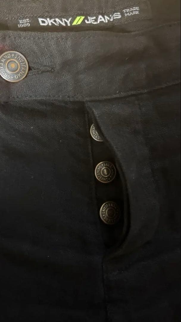 Archive DKNY bootcut black denim pants