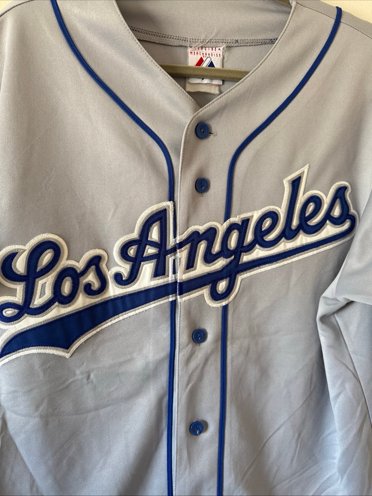 Men's Majestic Vintage 90s Los Angeles Dodgers Jersey MLB Baseball