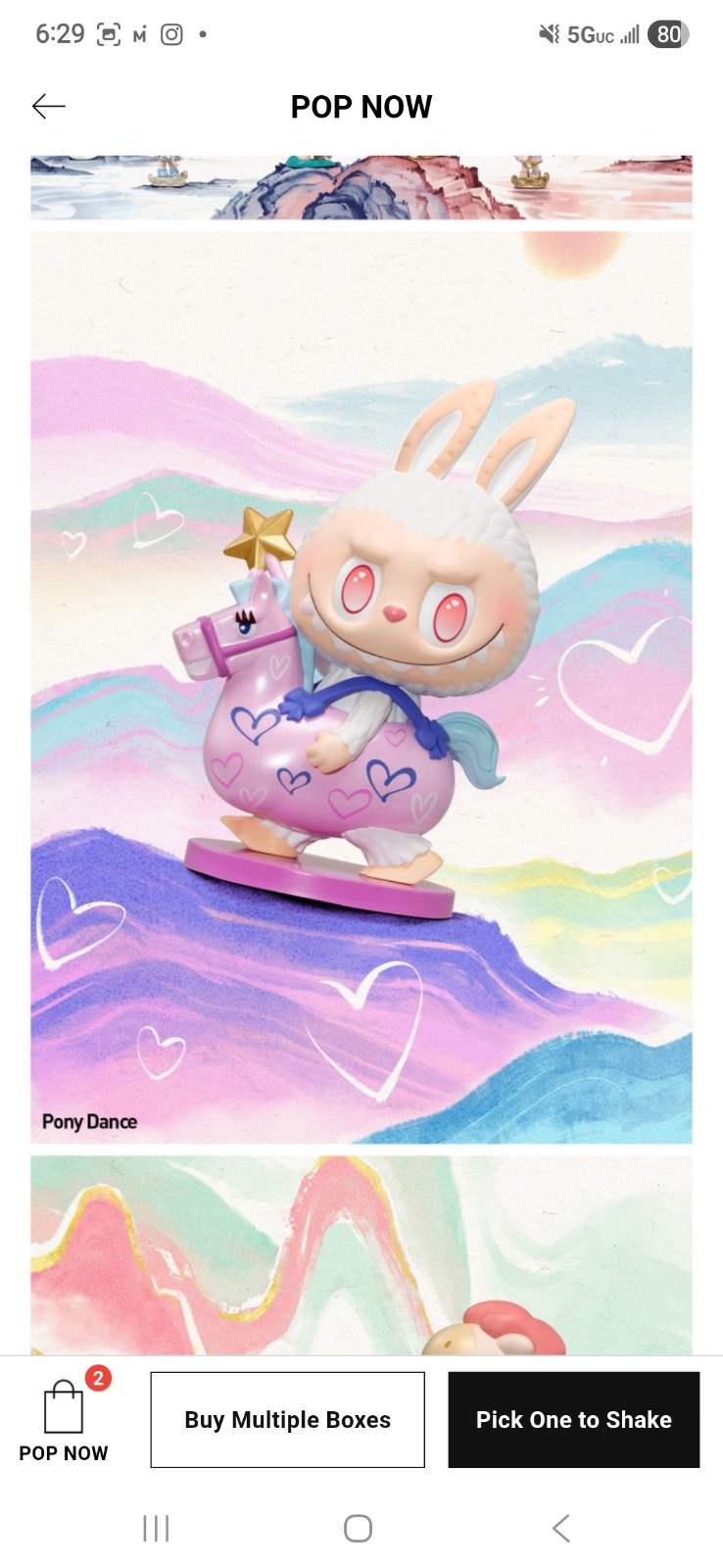 POPMART GOLDEN GALLOP SERIES LABUBU PONY | Mercari
