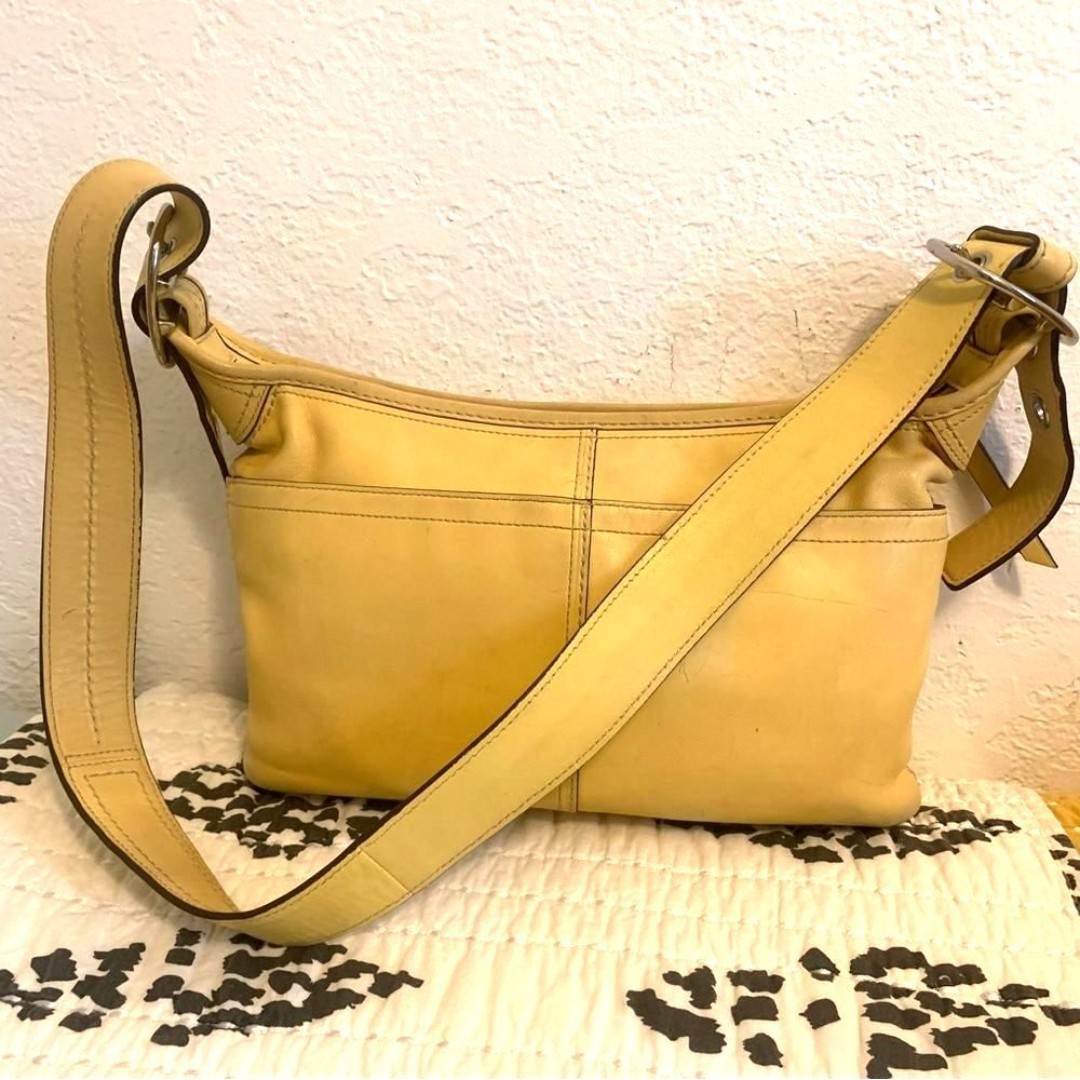 バッグ oldcoach ergo yellow one shoulderbag y2k Authentic Vintage