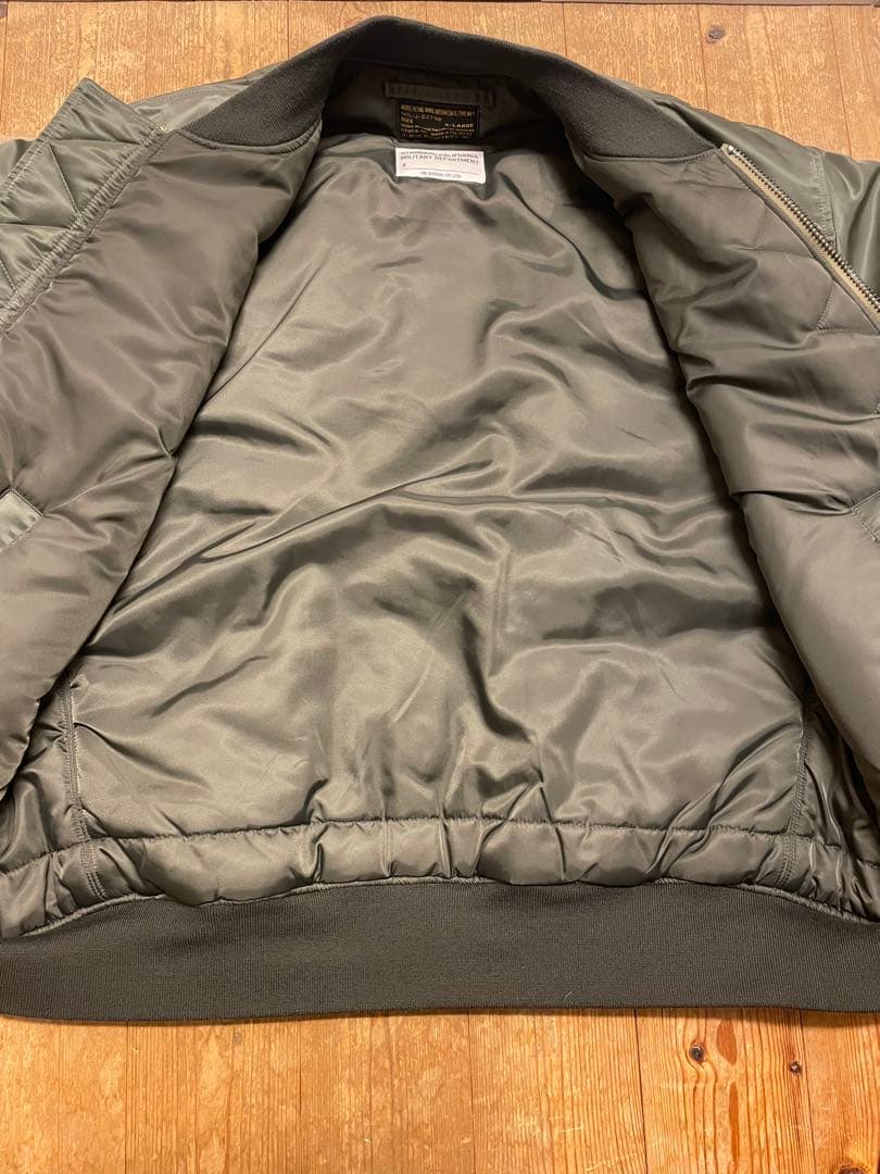 STANDARD CALIFORNIA ALPHA MA-1 XL Kimutaku worn
