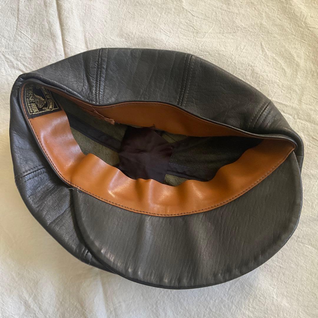 At Last & Co. Horsehide Dress Cap 7 5/8