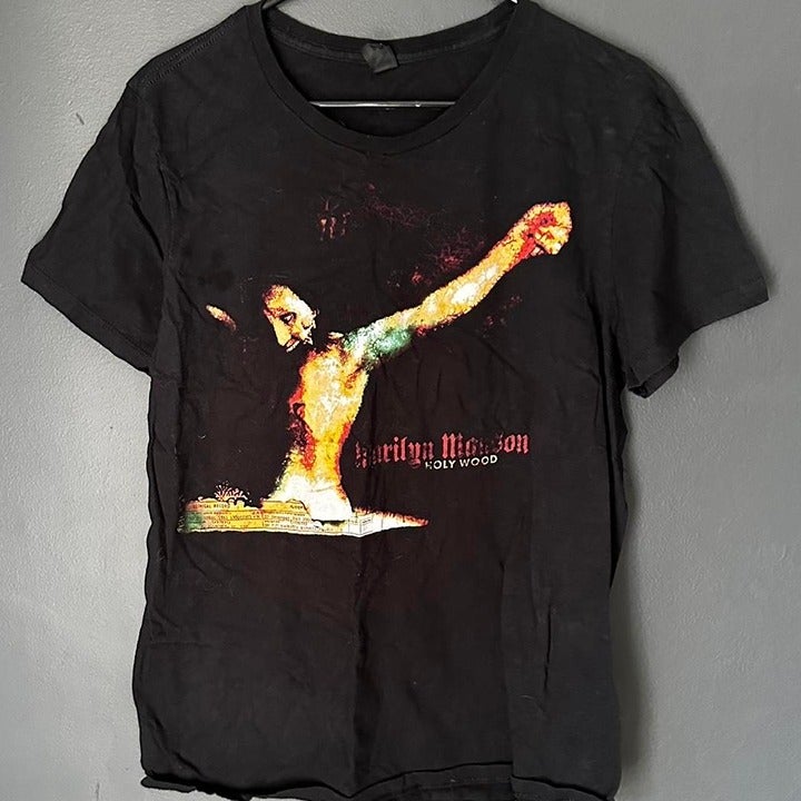 Marilyn Manson Holywood album cover t-shirt, | Mercari