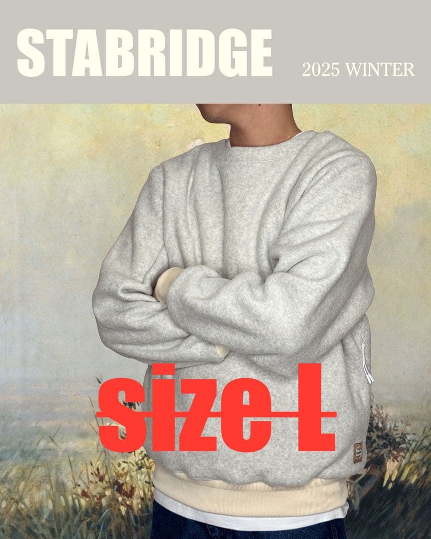 New L】STABRIDGE ULTIMATE CREWNECK FLEECE