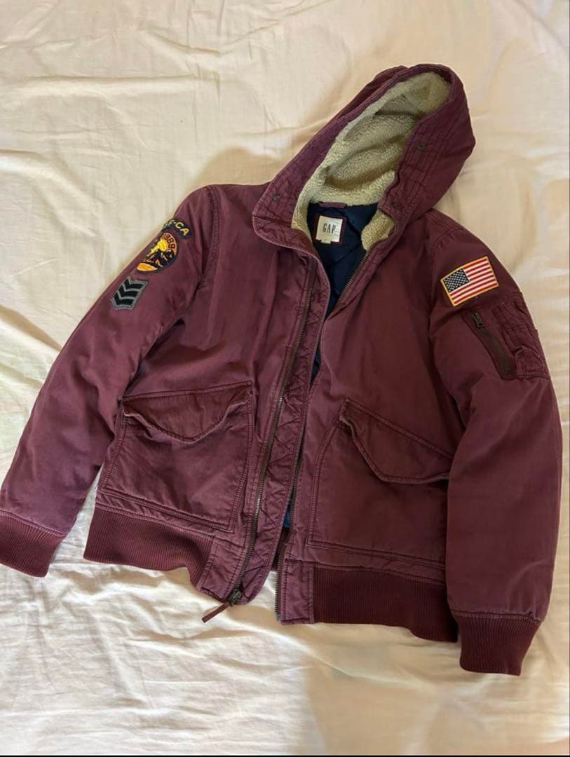 00's Old Gap Flight Down Jacket MA-1 N2B