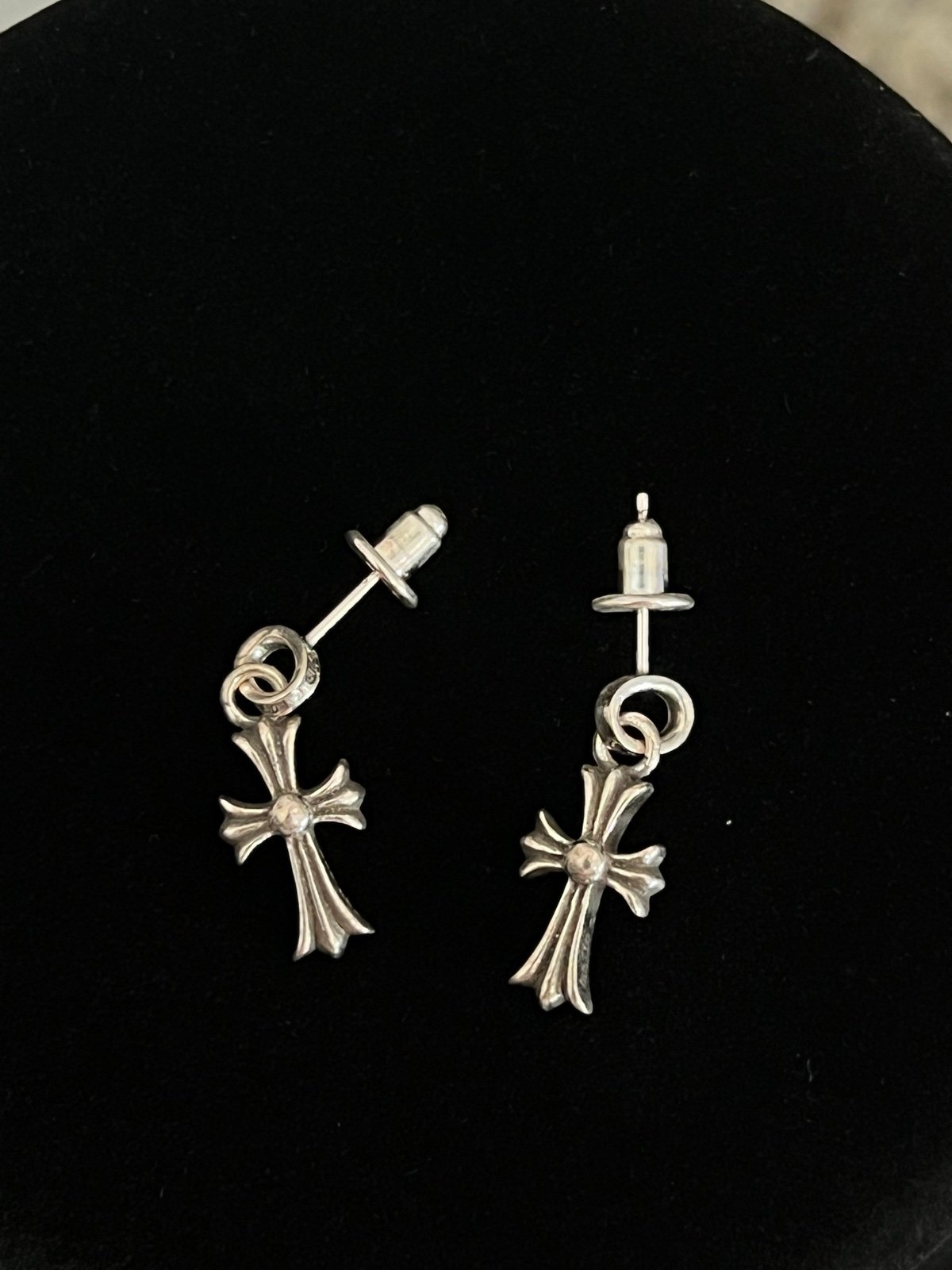 アクセサリー CHROME HEARTS BABYFAT EARRING 18KDIAMOND CHROME