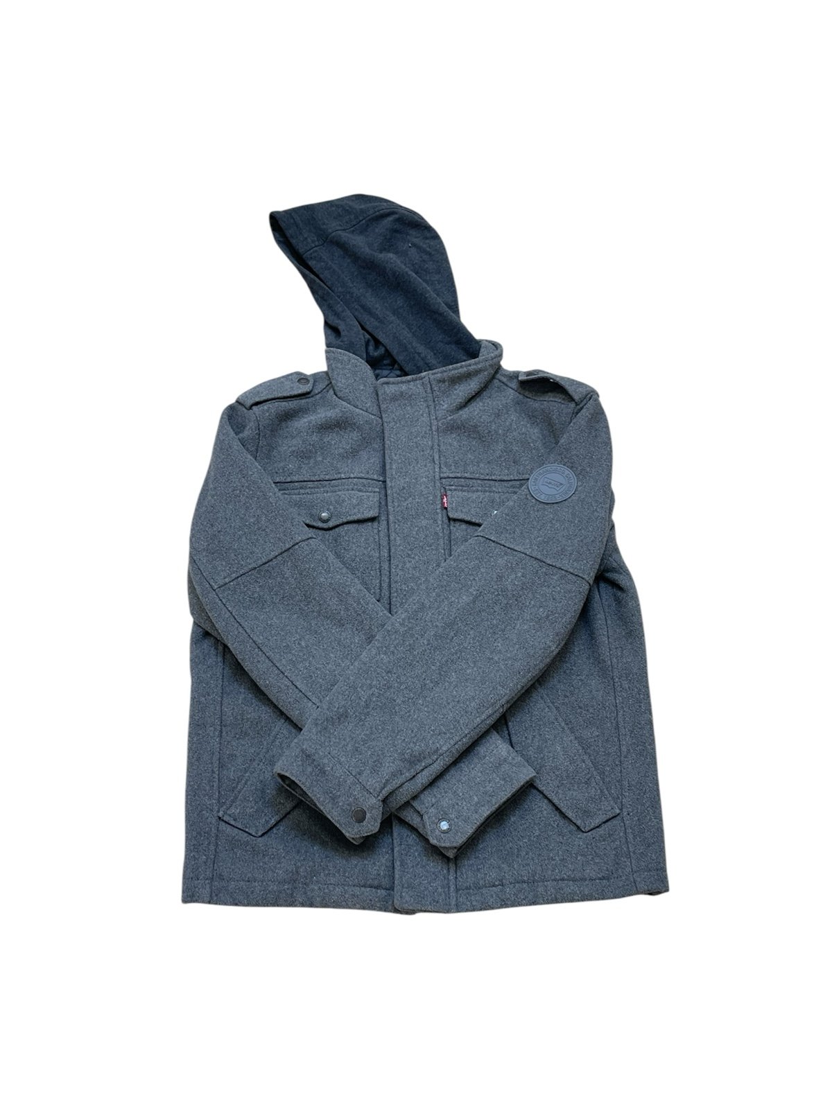 00s Archive Swag Opium y2k Pea Coat Navy 42