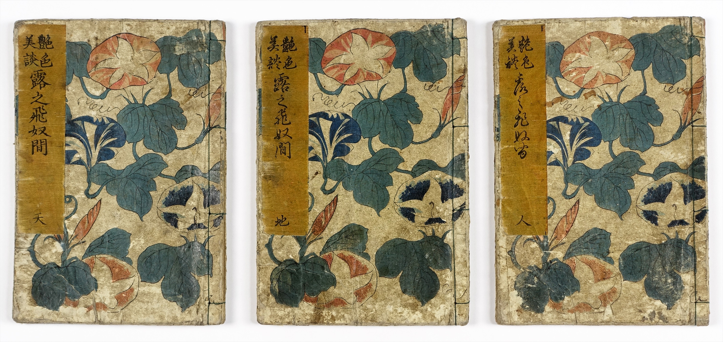 艶色美談 露之飛奴間 全3冊 （春画 春本） | 山星書店 浮世絵