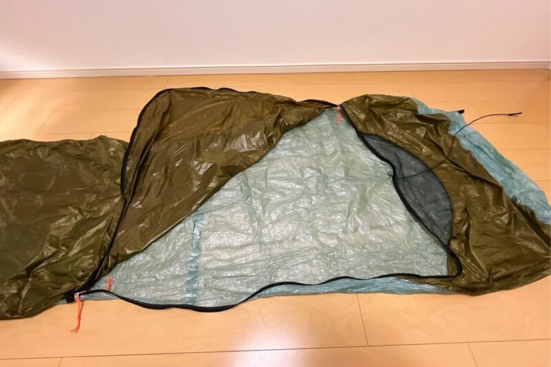 マウンテンローレルデザインの蚊帳つき超ULビビィ（撥水）をレビュー
