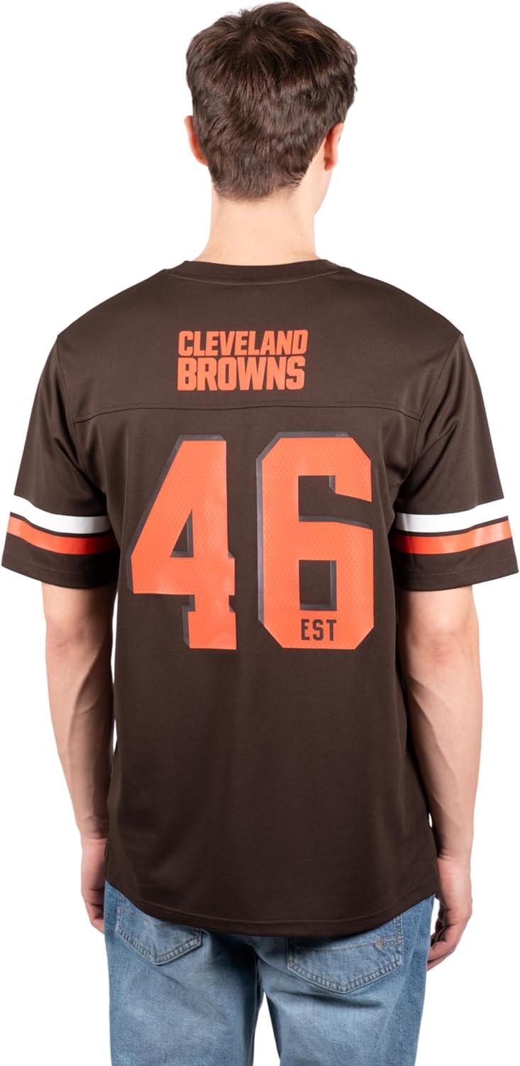 Ultra Game NFL Official Adults Super Soft Vintage Game Day Jersey
