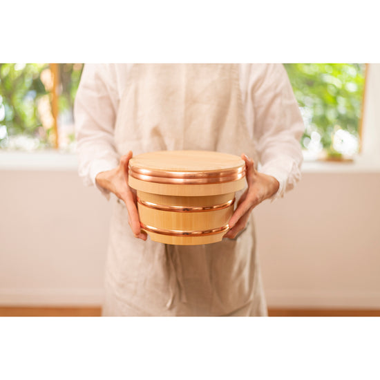 木のおひつ 木曽さわらのおひつ 容量5合 お櫃 – 梅沢木材工芸社