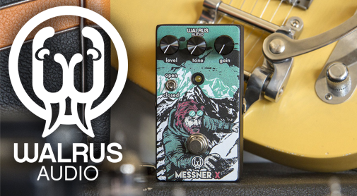 WALRUS AUDIOの限定モデル【Messner X Overdrive 】少しだけですが入荷