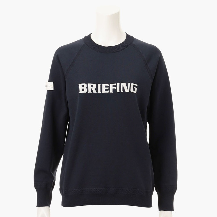 と*め様 BRIEFING ブリーフィング ウィンドブロックニット L ネイビー