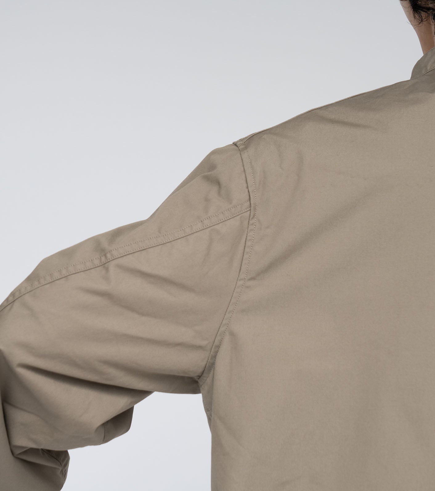 nanamica Band Collar Shirt Jacket – unexpected store